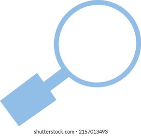 Search symbol techno illustration flat vector.