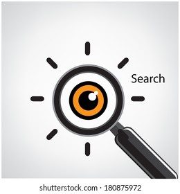 search symbol,business ideas.vector illustration 