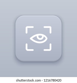 Search system button, best vector on a gray background