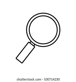 search technology tool optical outline vector illustration eps 10