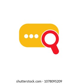 Search Text Icon Design