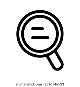 Search Text Icon Vector Symbol Design Illustration