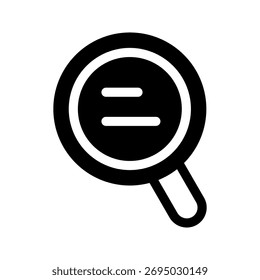 Search Text Icon Vector Symbol Design Illustration