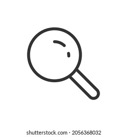 Search thin line icon. Symbol in trendy outline style. Premium design for web and apps. Perfect for UI. 