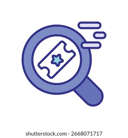 Vektorgrafik des Ticketsymbols suchen