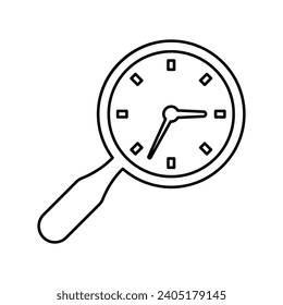 Search time, time, view icon, Perfect use for print media, web, stock images, commercial use or any kind of design project.