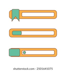 search title bar browser for ui vector illustration