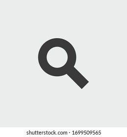 search tool icon. search tool vector on gray background