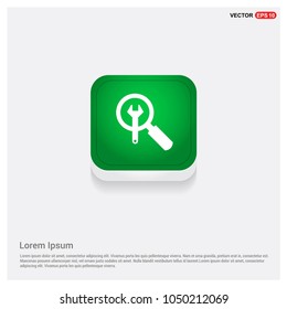 Search Tool IconGreen Web Button