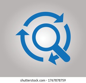 search tracking icon vector illustration.