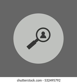 search user  icon vector, can be used for web and mobile design