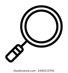 Search user interface icon illustration
