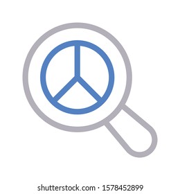search vector color line icon 