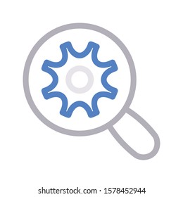 search vector color line icon 