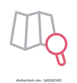 search vector color line icon 