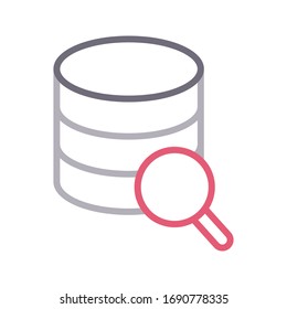 search vector color line icon 