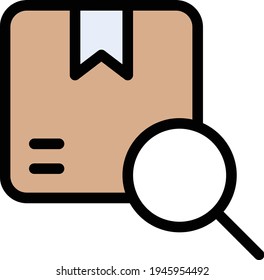 search vector color line icon