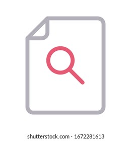 search vector color thin icon 