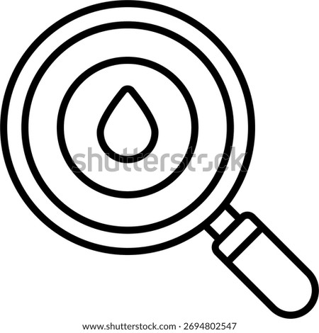 Search vector design in modern style, location tracking and EV station finder concept, smart transportation illustration. Line Icon