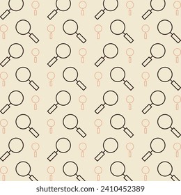 Diseño de vector de búsqueda patrones de ilustración repetitivos hermoso fondo
