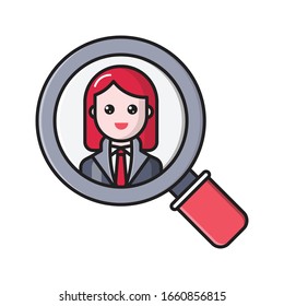search vector flat color icon 