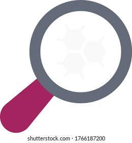search vector flat color icon