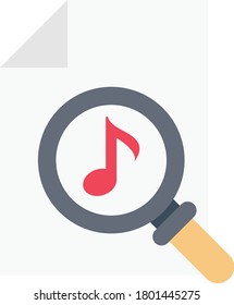 search vector flat color icon 