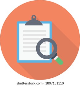 search vector flat color icon 