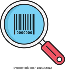 search vector flat color icon 