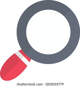 search vector flat color icon 