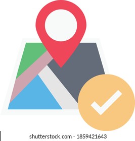search vector flat colour icon