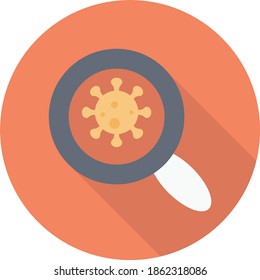 search vector flat colour icon