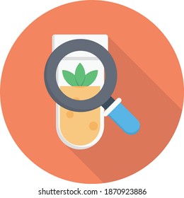 search  vector flat colour icon