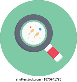 search vector flat colour icon