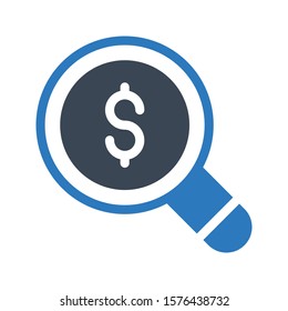 search vector glyph color  icon 