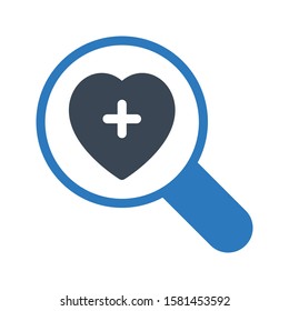 search vector glyph color icon  