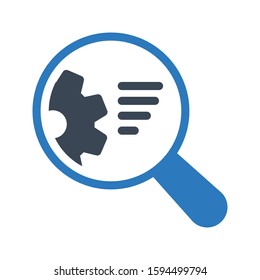 search vector glyph color icon 