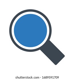 search vector glyph color icon 