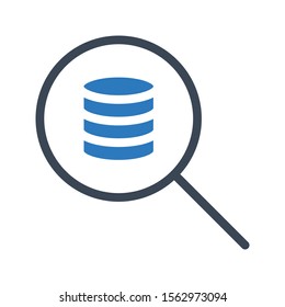 search  vector glyph colour icon 