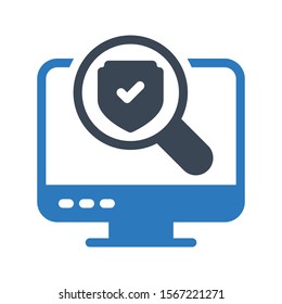 search vector glyph colour icon 