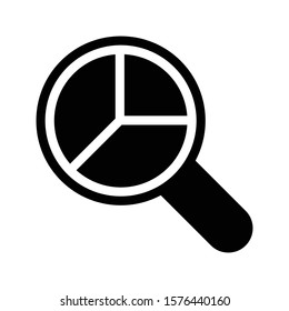 search vector glyph flat icon 