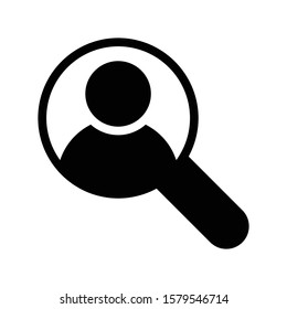 search vector glyph flat icon 