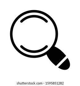 search vector glyph flat icon 