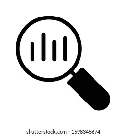 search vector glyph flat icon 