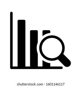 search vector glyph flat icon 