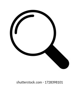 search vector glyph flat icon 