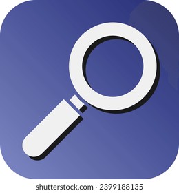 Search Vector Glyph Gradient Background Icon For Personal And Commercial Use.

