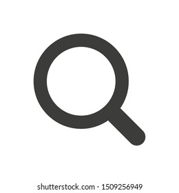 Icono de glifo de gráficos de vectores de búsqueda