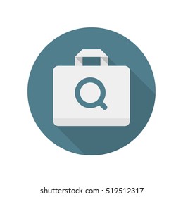 Search. Vector icon. Blue Grey