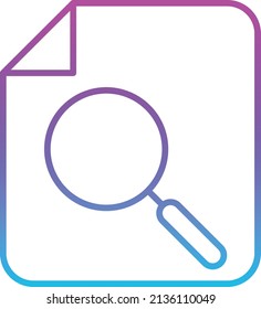 Icono de vector de búsqueda. Se puede usar para imprimir, móviles y aplicaciones web.